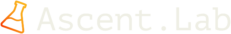 Logo horizontal do Ascent.Lab